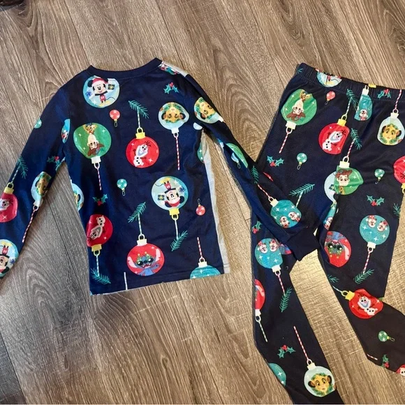Kids Disney 100 anniversary Christmas Pajamas - Picture 3 of 7